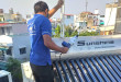 Thợ hàn ống nước nóng năng lượng mặt trời